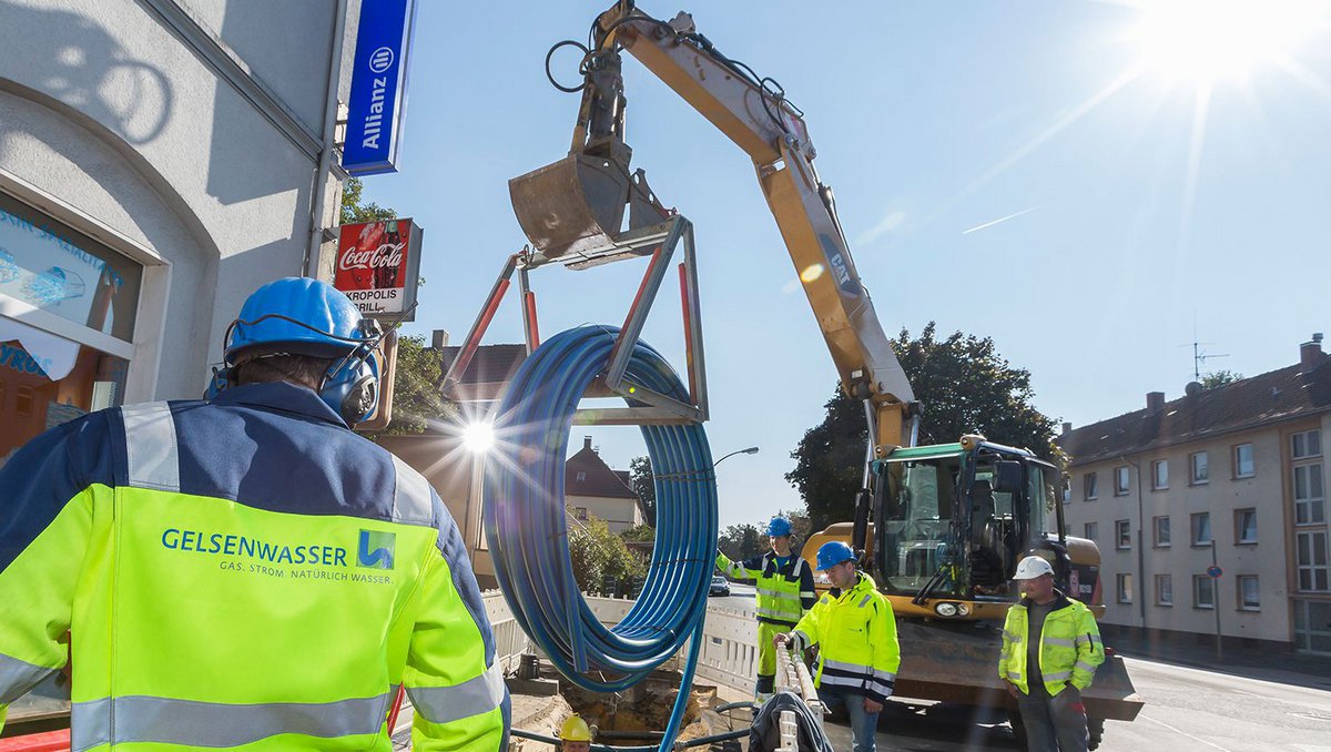 Gelsenwasser erneuert Wasserleitungen
