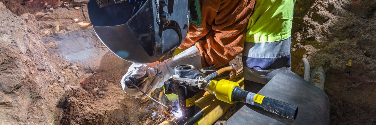 Schweißen im Leitungsbau